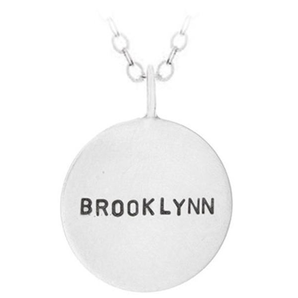 Picture of Silver Brooklynn Name Charm