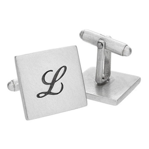 Picture of Square Silver Cuff Links