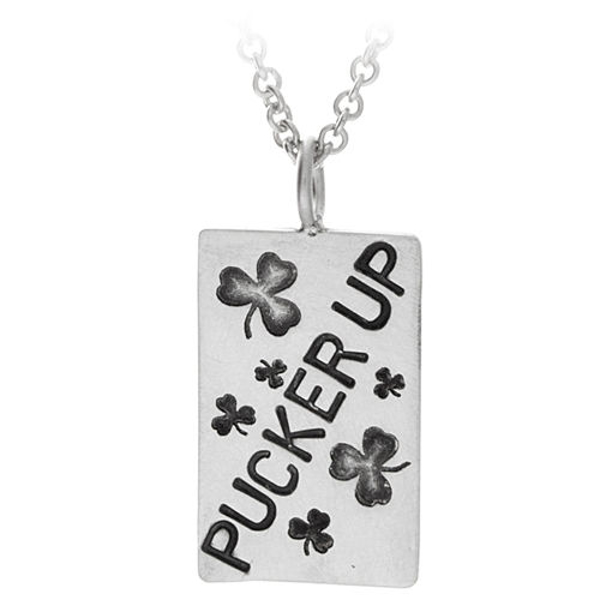 Picture of Silver St. Patty's Pucker Up Charm