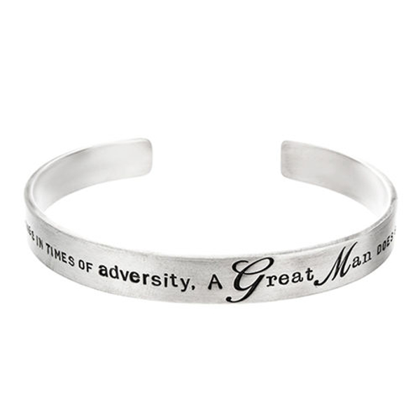 Picture of Silver A Good Man Does Cuff Bracelet