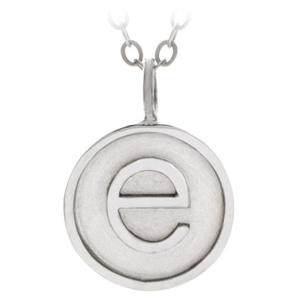 Picture of Silver Lowercase Initial Charm