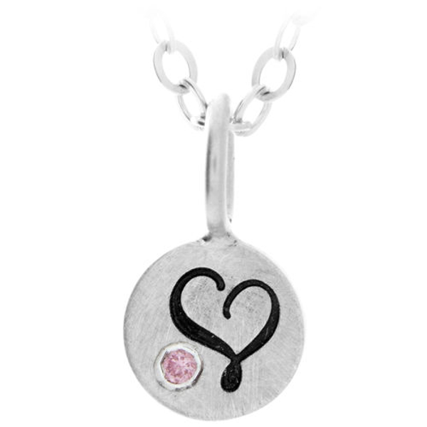 Picture of Silver Heart Awareness Charm