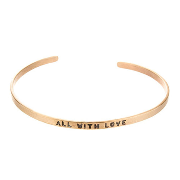 Picture of 14k Gold All with Love Skinny Cuff