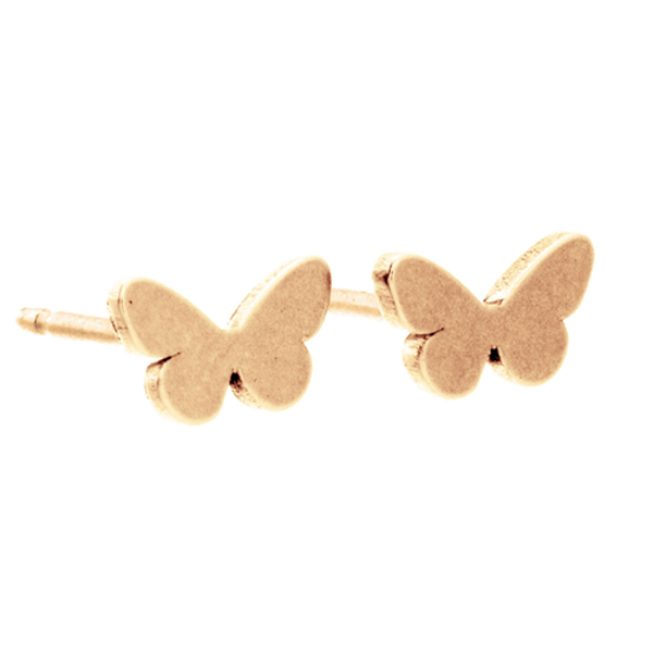 Picture of Gold Butterfly Stud Earring Set