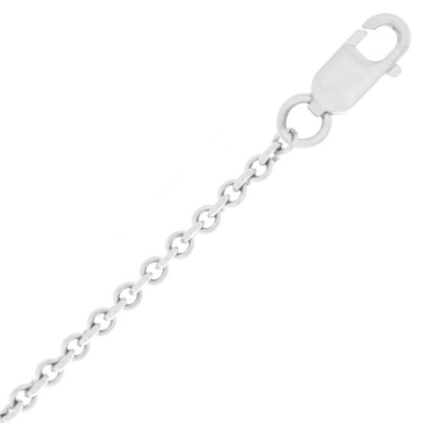 Picture of Silver 2mm Round Link Cable Chain