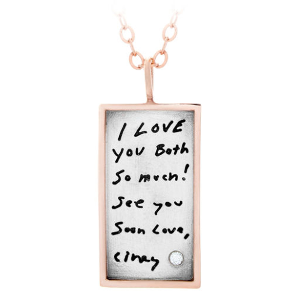 Picture of Handwritten Message Charm