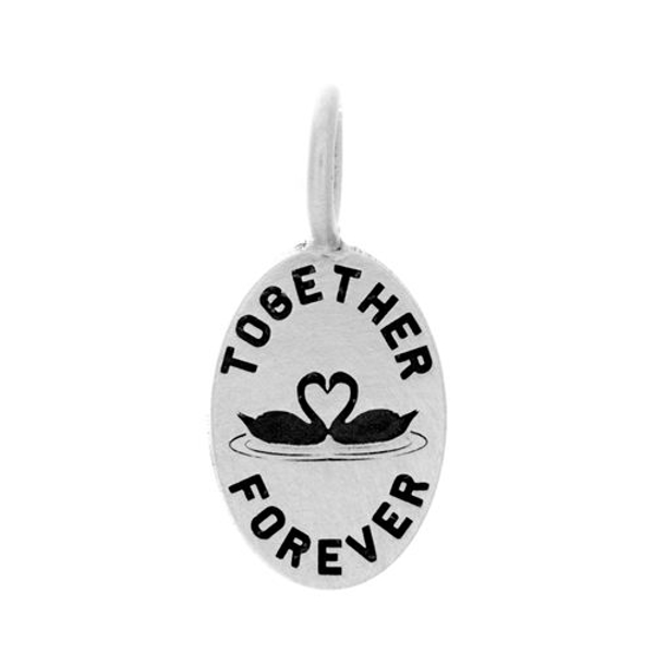 Picture of Forever Kissing Swans Charm