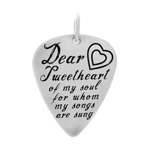 Picture of Sweetheart of My Soul Guitar Pick Charm