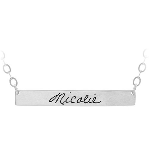 Picture of Name Engraved on Silver