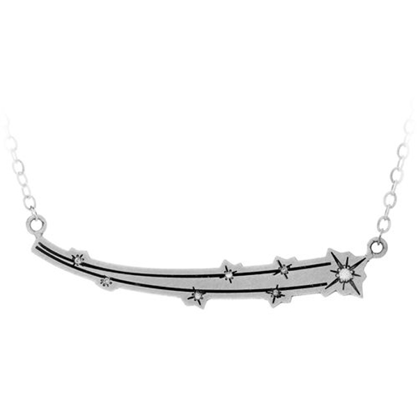 Picture of Diamond Shooting Star Necklace | Twinkle Little Star