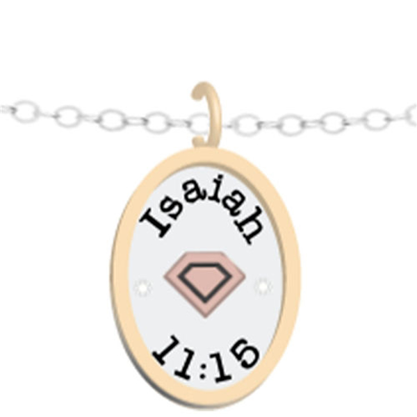 Picture of Oval Name Charm