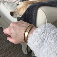 gold medical id bracelet for woman engraved medical alert jewelry